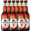 Cerveza moritz 7, pack 6x25cl