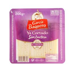 Queso sin lactosa ya cortado García Baquero cuña 200g