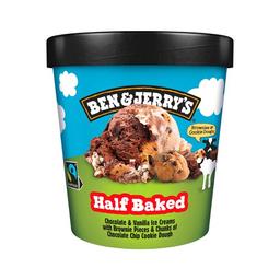 BEN & JERRY'S Tarrina de helado chocolate y vainilla con brownie de chocolate 500 ml