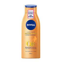 Loción corporal reafirmante autobronceadora NIVEA Q10 400 ml