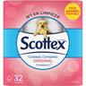 Papel higiénico original scottex, paquete 32 rollos