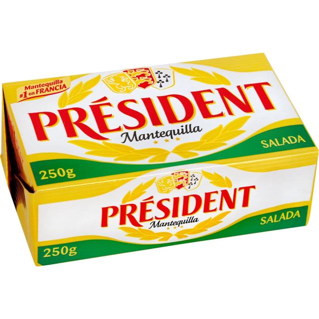 Mantequilla con sal Président 250 g