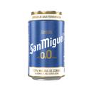 Cerveza 0,0% alcohol San Miguel lata 33 cl