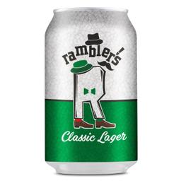 Cerveza lager Ramblers de Dia lata 33 cl