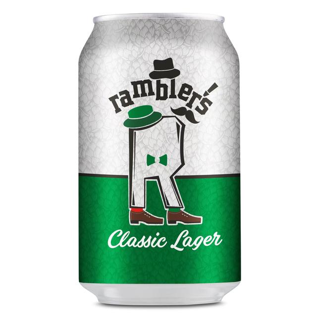 Cerveza lager Ramblers de Dia lata 33 cl