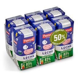 Leche entera Pascual brik 6 x 200 ml