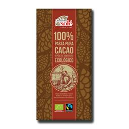 Chocolate negro SOLÉ ecológico 100% tableta 100 g