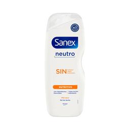 SANEX Sin neutro Gel nutritivo para ducha o baño, para piel seca 600 ml