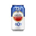 Cerveza Amstel 0,0 sin alcohol lata 33 cl