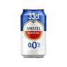 AMSTEL Cerveza sin alcohol, 0,0 % lata de 33 cl