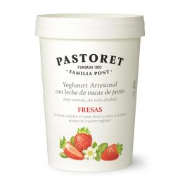 Yogur de fresas Pastoret sin gluten 500 g