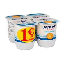 Yogur sabor galleta Danone pack de 4 unidades de 120 g