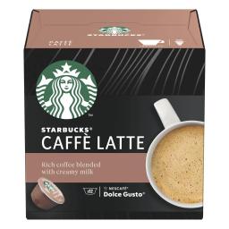 Café con leche en cápsulas Starbucks compatible con Dolce Gusto 12 ud