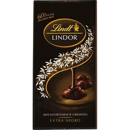 Chocolate negro 60% lindt lindor, tableta 100 g