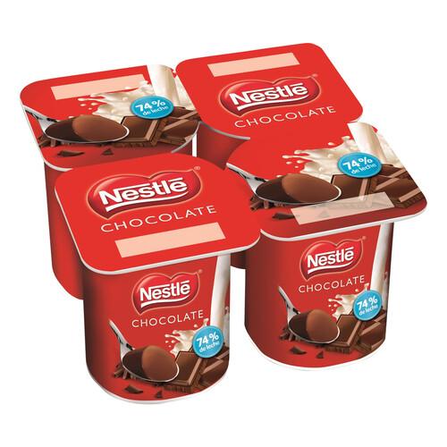 NESTLÉ Yogur de crema de chocolate con leche NESTLÉ 4 x 125 g