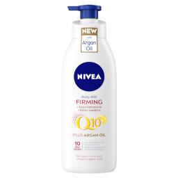 Loción corporal reafirmante hidratante con aceite de argán Nivea Q10 400 ml