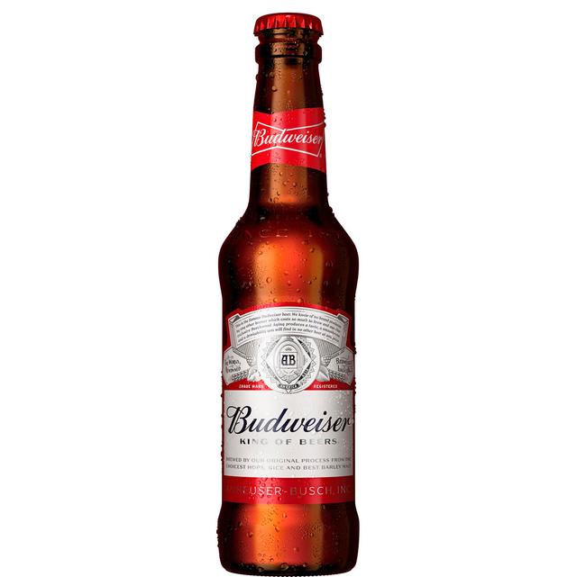 Cerveza Budweiser Lager botella 33 cl