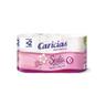Papel higiénico CARICIAS seda 3 capas 4+2 rollos