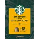 Café cápsulas blonde espresso roast Starbucks compatible con Nespresso 18 ud