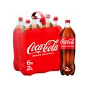 Coca Cola pack 6 botellas 2 l