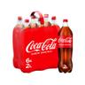 COCA COLA Refresco de cola pack de 6 botellas x 2 l