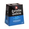 Cerveza sin alcohol 0,0 ESTRELLA GALICIA pack 6x25 cl