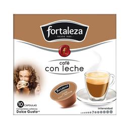 FORTALEZA Café en cápsulas con leche I7, 10 uds