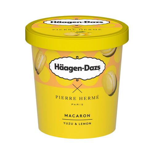 HÄAGEN-DAZS Pierre hermé Tarrina de helado de yuzu y limón con trocitos de macarons 420 ml