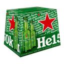Cerveza rubia Heineken Lager pack 12 botellas 25 cl