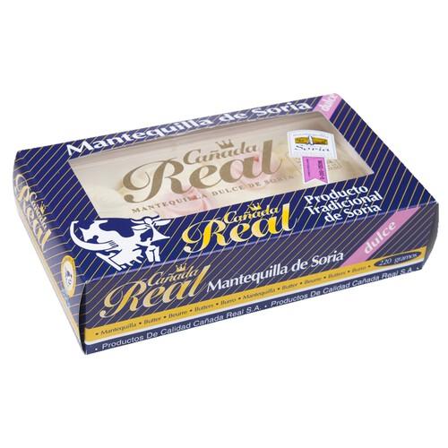 CAÑADA REAL Lata de mantequilla dulce de Soria CAÑANA REAL 220 g