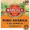Café en cápsulas Colombia Marcilla compatible con Nespresso 20 ud