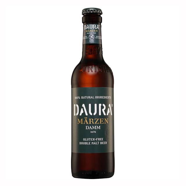Cerveza Daura Marzen Lager sin gluten botella 33 cl