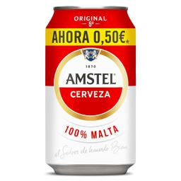 Cerveza Amstel lata 33 cl