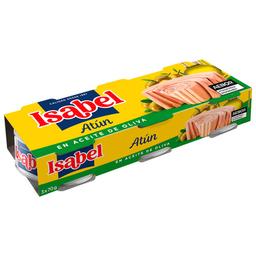 ISABEL Atún en aceite de oliva pack de 3 uds.x 52 g