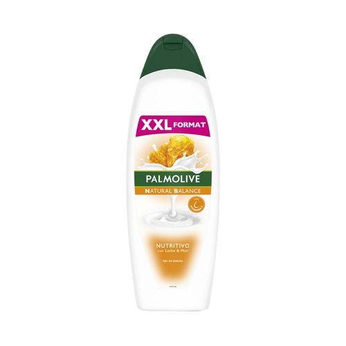 PALMOLIVE Natural balance Gel de baño o ducha con textura crema, enriquecido con leche y extracto de miel 900 ml