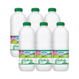 CENTRAL LECHERA ASTURIANA Leche de vaca desnatada, de origen español 6 x 2.2 l