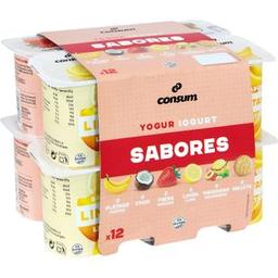 Yogur Sabores Pack de 12 Unidades