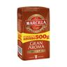 MARCILLA Gran aroma Café molido mezcla, tueste natural (50%) y torrefacto (50%) 500 g