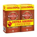 MARCILLA Café molido mezcla (50/50) pack de 2uds x 500 g