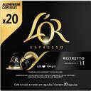 Café cápsulas L'OR Espresso Ristretto 20 unidades 104 g