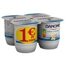 Yogur sabor vainilla Danone pack de 4 unidades de 120 g