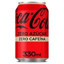 Refresco cola Coca-Cola lata 33cl zero zero sin cafeína