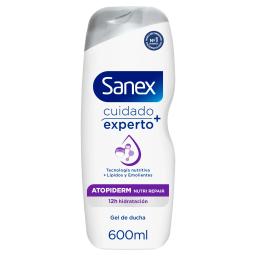 Gel de ducha cuidado experto + Atopiderm Nutri Repair Sanex 600 ml