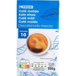 Café molido descafeinado mezcla eroski, paquete 250 g