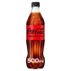 Refresco cola Coca-Cola botella 50cl zero