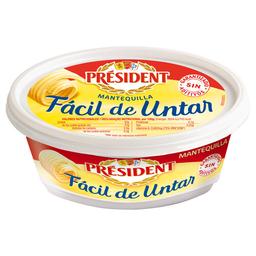 PRÉSIDENT Tarrina de mantequilla, sin aditivos y fácil de untar PRESIDENT 250 g