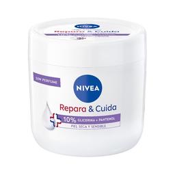NIVEA Repara & cuida Crema corporal hidratante y regenerante, para pieles secas y sensibles 400 ml