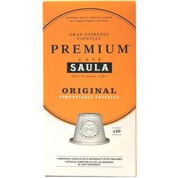 Cápsulas de café compostable original nespresso saula, 10 u