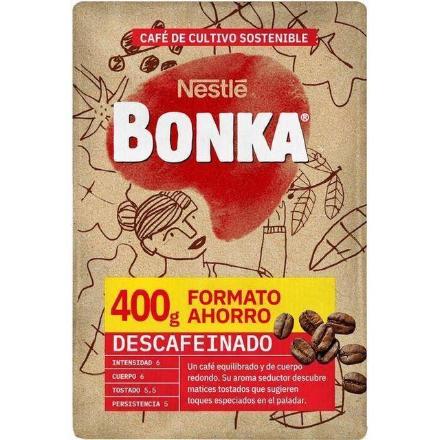 Café Molido Descafeinado Cultivo Sostenible Bonka Nestlé 400 g