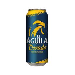 EL ÁGUILA Cerveza Dorada lata de 50 cl